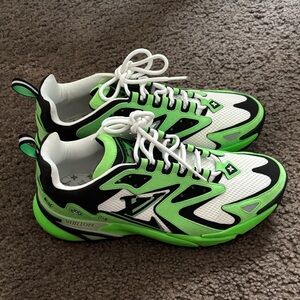 Louis Vuitton Green and Black Men's Sneakers